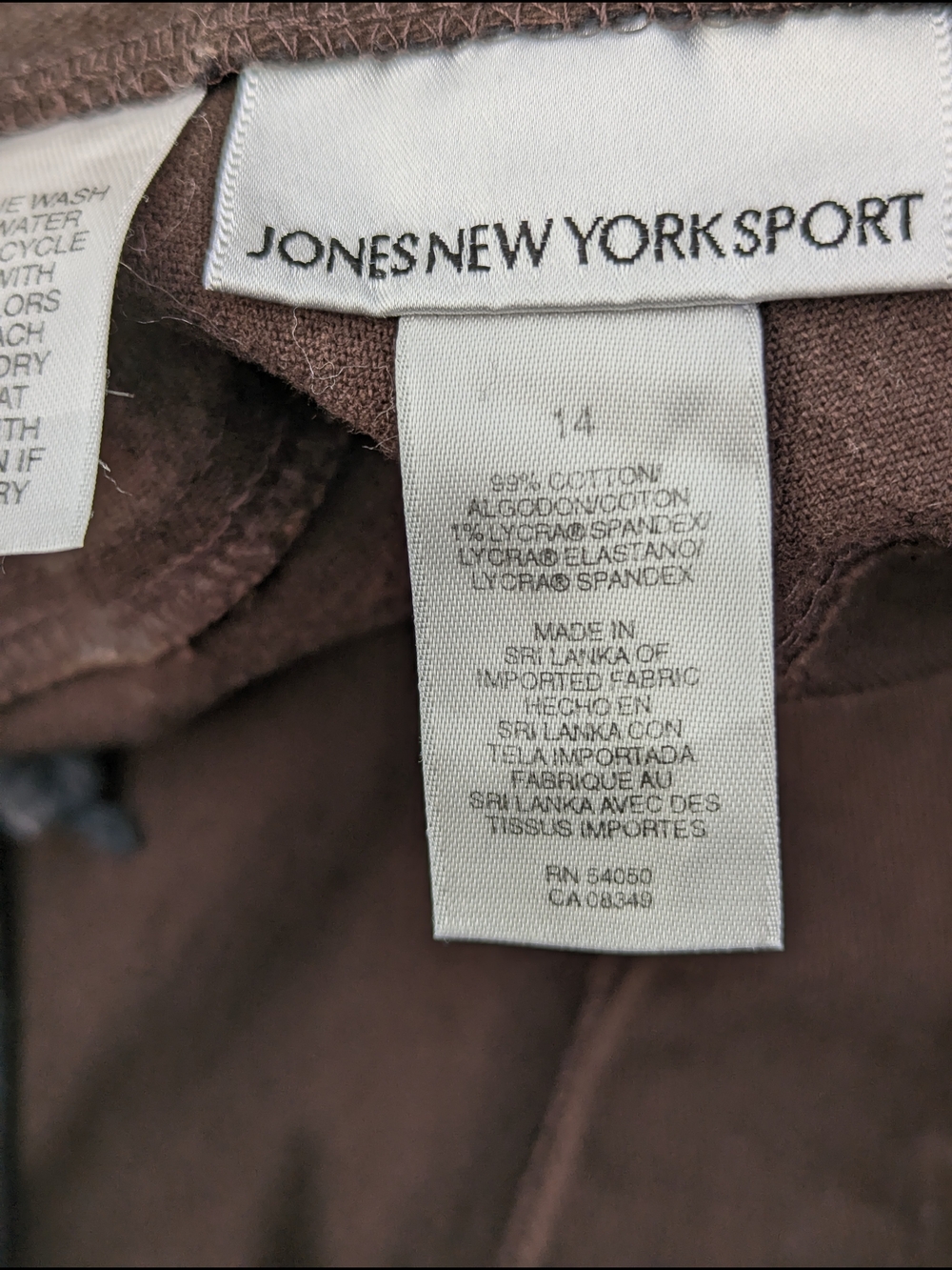 Jones New York Sport Straight Leg Jeans Dark Academia Office Siren - Picture 12 of 14